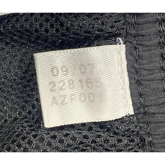 Adidas Windbreaker Track Pants Men's L Black Blue Ankle Zip 228165 - Picture 7 of 9